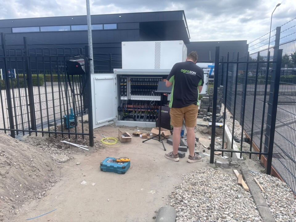 installatie dc lader